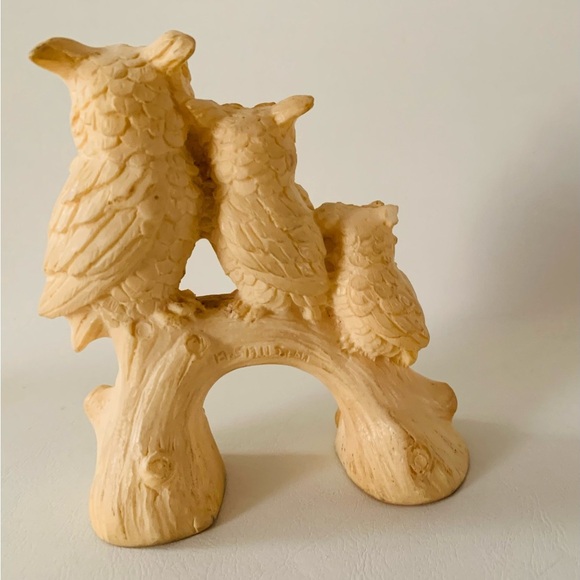 Santini 3 owls figurine Italy - Picture 5 of 9